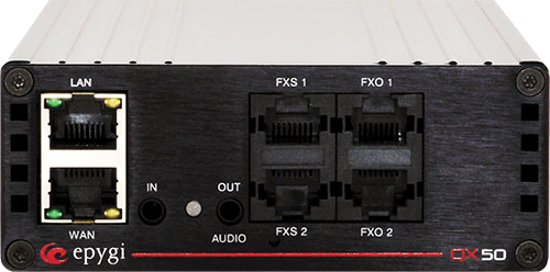 LUNACOM Distributore Epygi > Centralino IP Epygi QX50